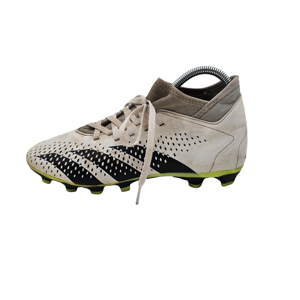Adidas Predator Soccer Cleats Shoes Mens Size 7 White Black FG Low Top AGZ0016